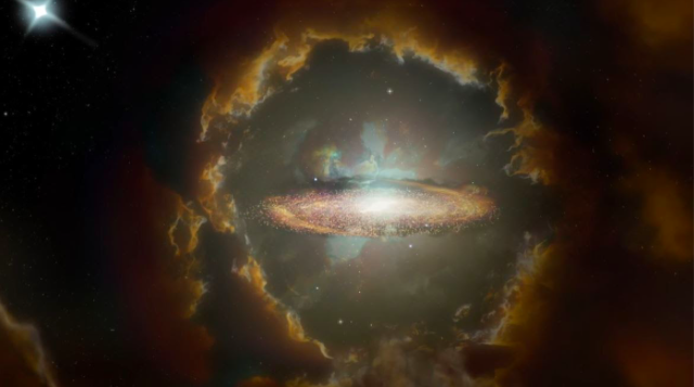 Astronomie : “Cette galaxie a émis sa lumière il y a près de 12 milliards d’années. Ce qu’on observe, c’est les astres progéniteurs des objets actuels”
